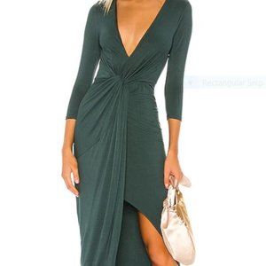 Lovers and Friends Sundance Maxi Dress in Everglade Green
